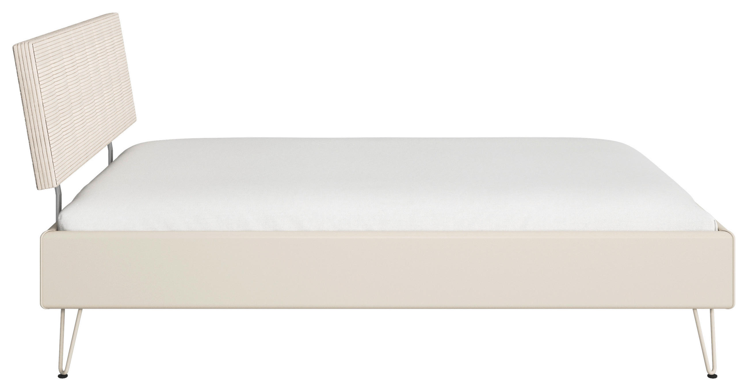 Thumbnail - Carryhome Bett, Champagner, Textil, 140x200 cm, Blauer Engel, Goldenes M, Made in Germany, in verschiedenen Größen erhäl...