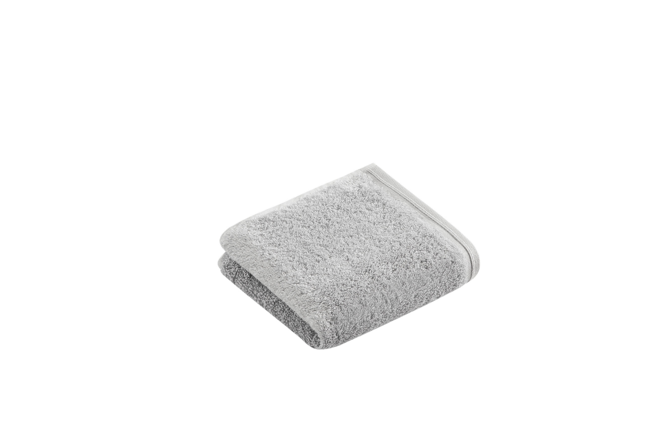 Vossen Gästetuch Vegan Life Grau 40x60 cm