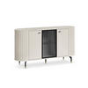 SIDEBOARD  150,1/81/40 cm  - Kaschmir/Goldfarben, MODERN, Glas/Holzwerkstoff (150,1/81/40cm) - home24