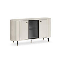 SIDEBOARD  150,1/81/40 cm  - Kaschmir/Goldfarben, MODERN, Glas/Holzwerkstoff (150,1/81/40cm) - home24