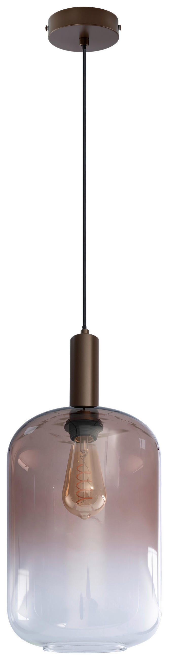 Thumbnail - Collet's Monde Hängeleuchte, Braun, Metall, Glas, Abstraktes,Abstraktes, 120 cm, RoHS, CE, Lampen & Leuchten, Innenbeleu...