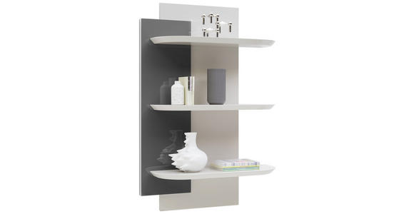 HÄNGEELEMENT in Anthrazit, Beige - Anthrazit/Beige, Design, Holzwerkstoff (80/120/27cm) - Ambiente