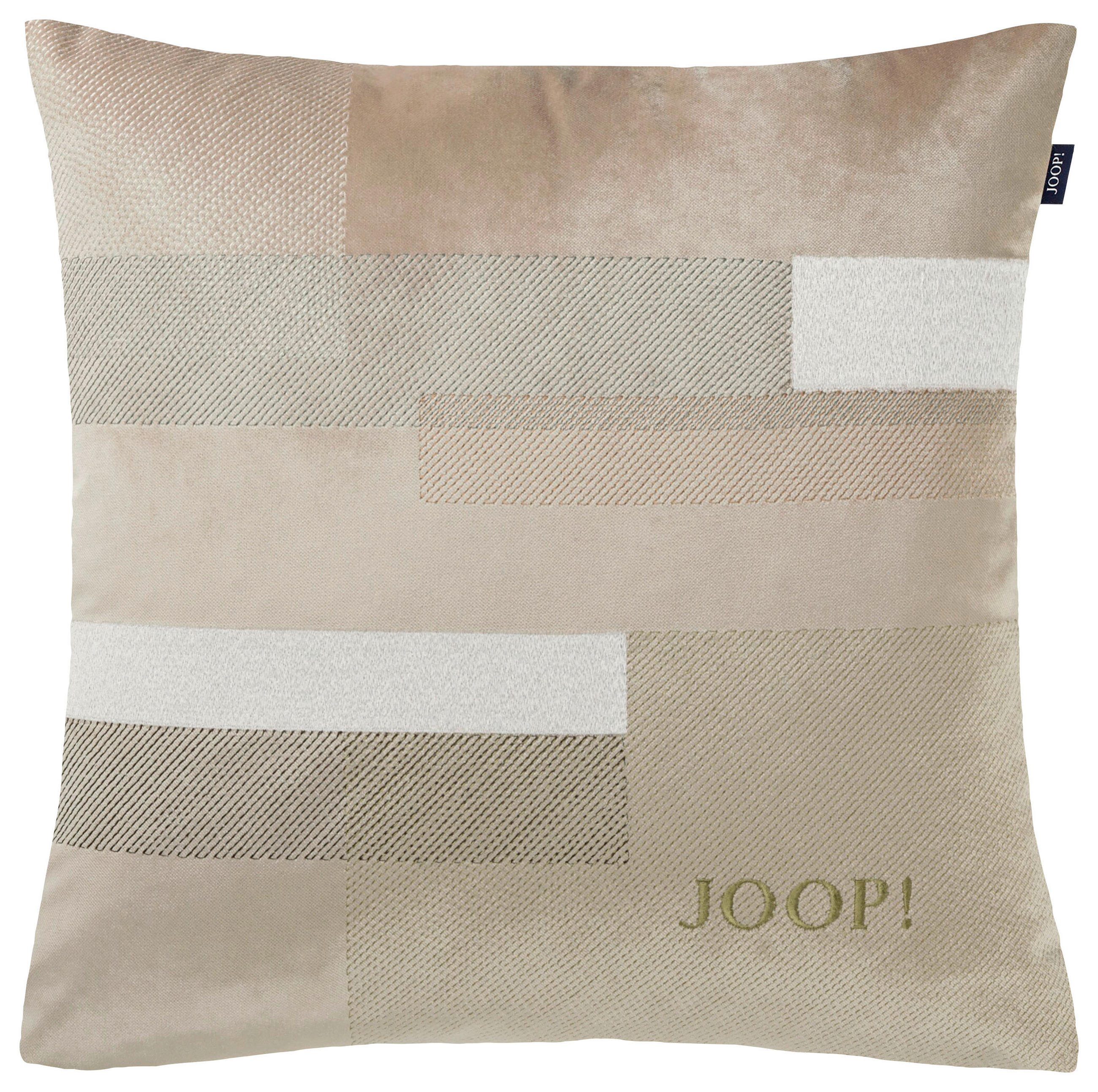PREVLEKA BLAZINE 50/50 cm - barve lešnika/barve šampanjca, Konvencionalno, tekstil (50/50cm) - Joop!