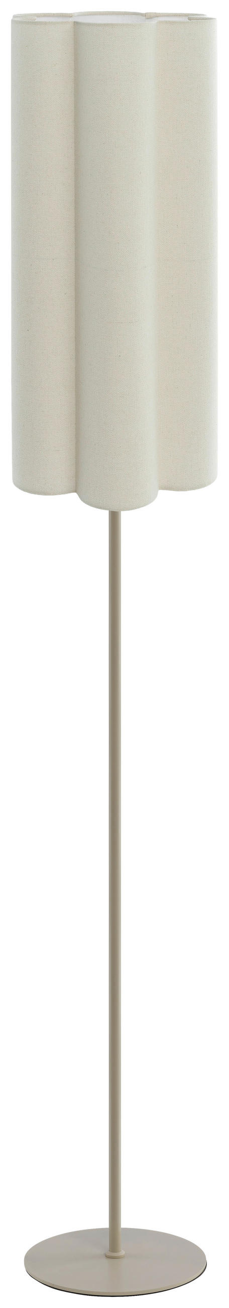 STEHLEUCHTE 25/150 cm    - Beige, Trend, Kunststoff/Textil (25/150cm) - Novel