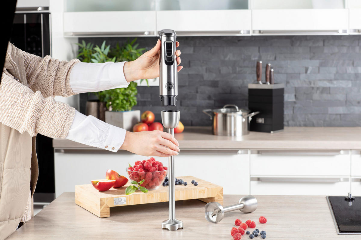 STABMIXER  - Edelstahlfarben, Basics, Kunststoff/Metall - CHEF CUISINE