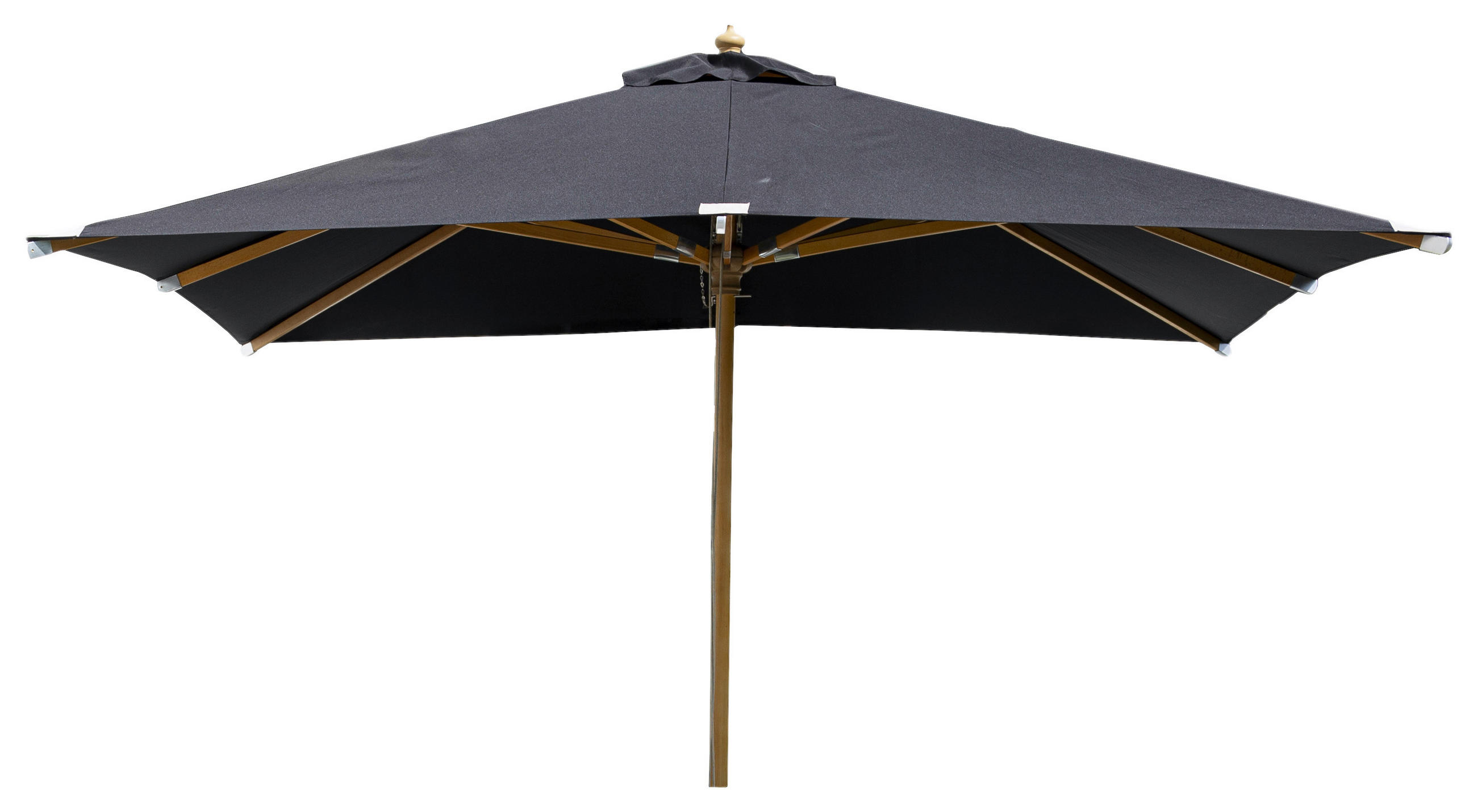 SONNENSCHIRM 300 cm  - Schwarz, KONVENTIONELL (300/270/300cm) - Gardenson