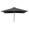 SONNENSCHIRM   - Schwarz, KONVENTIONELL (300/270/300cm) - Gardenson