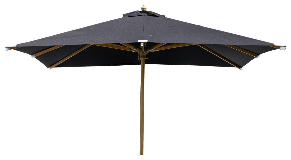 SONNENSCHIRM   - Schwarz, KONVENTIONELL (300/270/300cm) - Gardenson