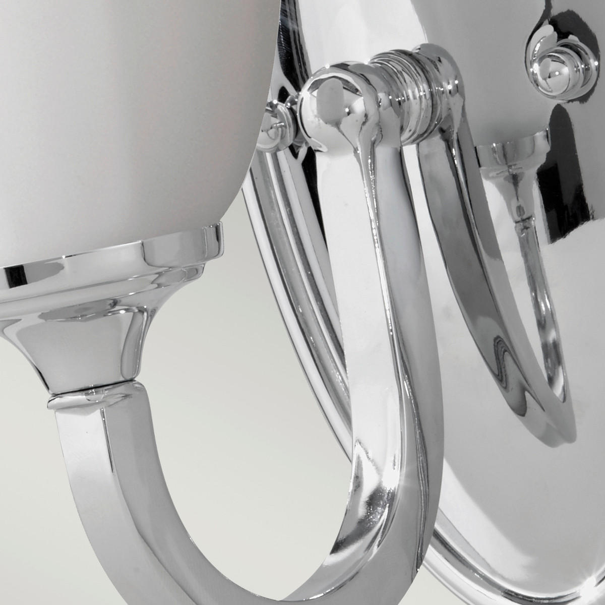BADEZIMMER-WANDLEUCHTE - Chromfarben, Konventionell, Glas/Metall (11,7/17,8/22,2cm) - Elstead Lighting