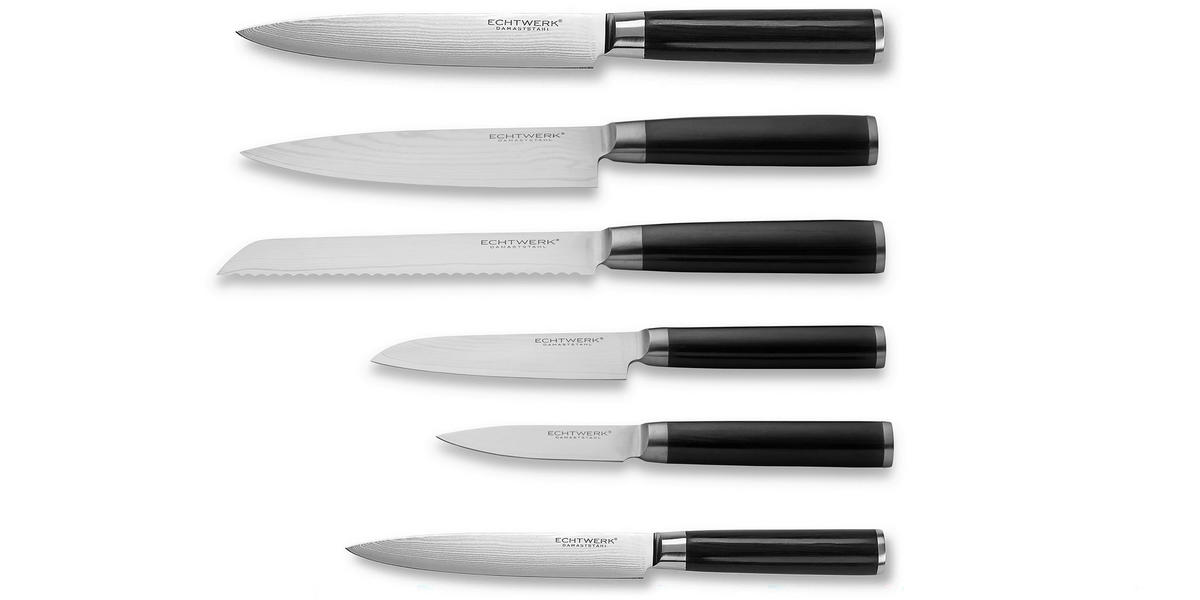 MESSERBLOCK  - Hellbraun/Edelstahlfarben, Basics, Metall (20/7/2,25cm) - Echtwerk