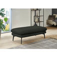ECKSOFA in Echtleder Dunkelgrün  310/180 cm  - Dunkelgrün/Schwarz, Design, Leder/Metall (310/180cm) - Dieter Knoll