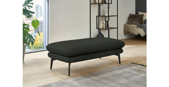 ECKSOFA in Echtleder Dunkelgrün 310/180 cm - Dunkelgrün/Schwarz, Design, Leder/Metall (310/180cm) - Dieter Knoll