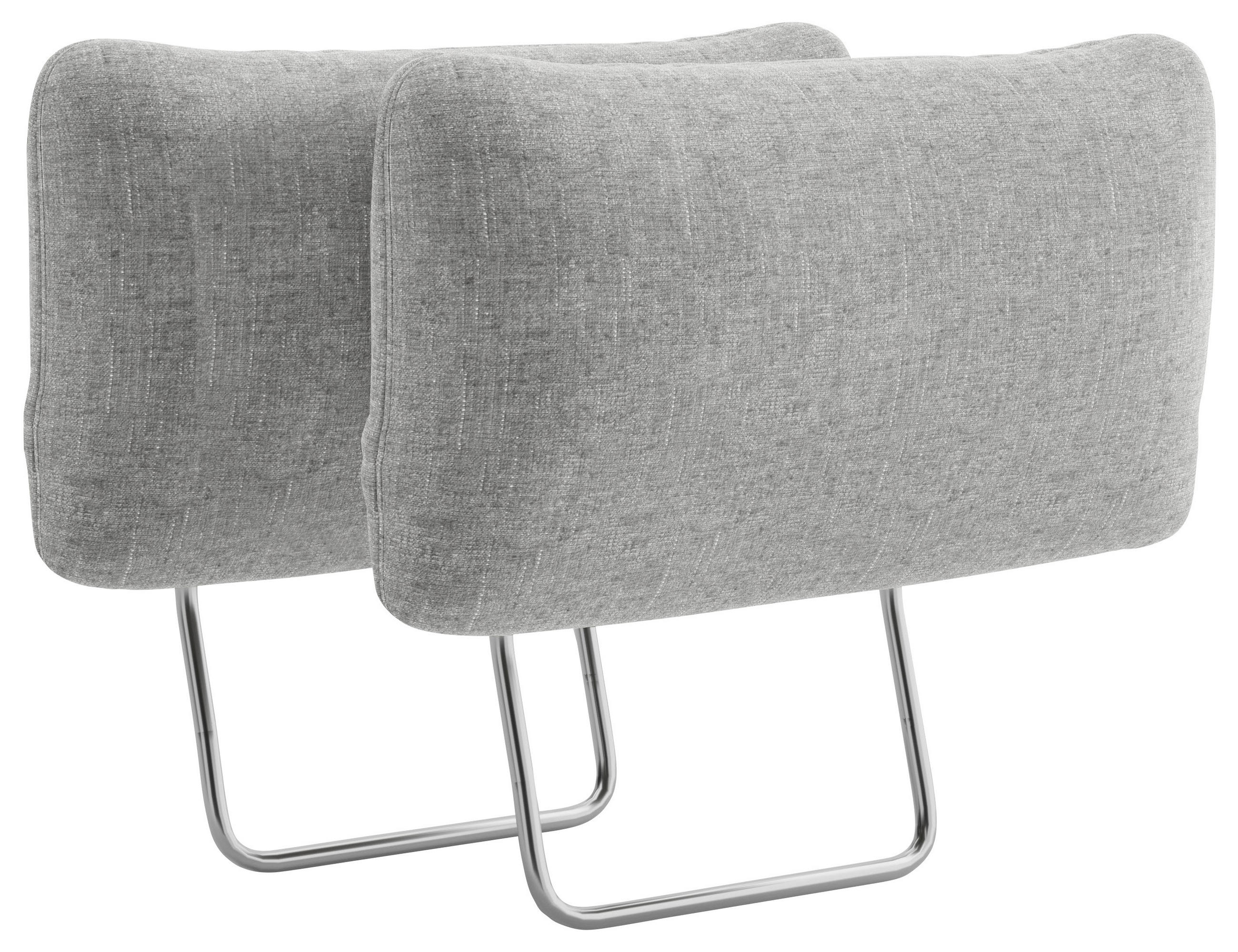KOPFSTÜTZE - Hellgrau, KONVENTIONELL, Textil (50/25/12cm) - Sit & More