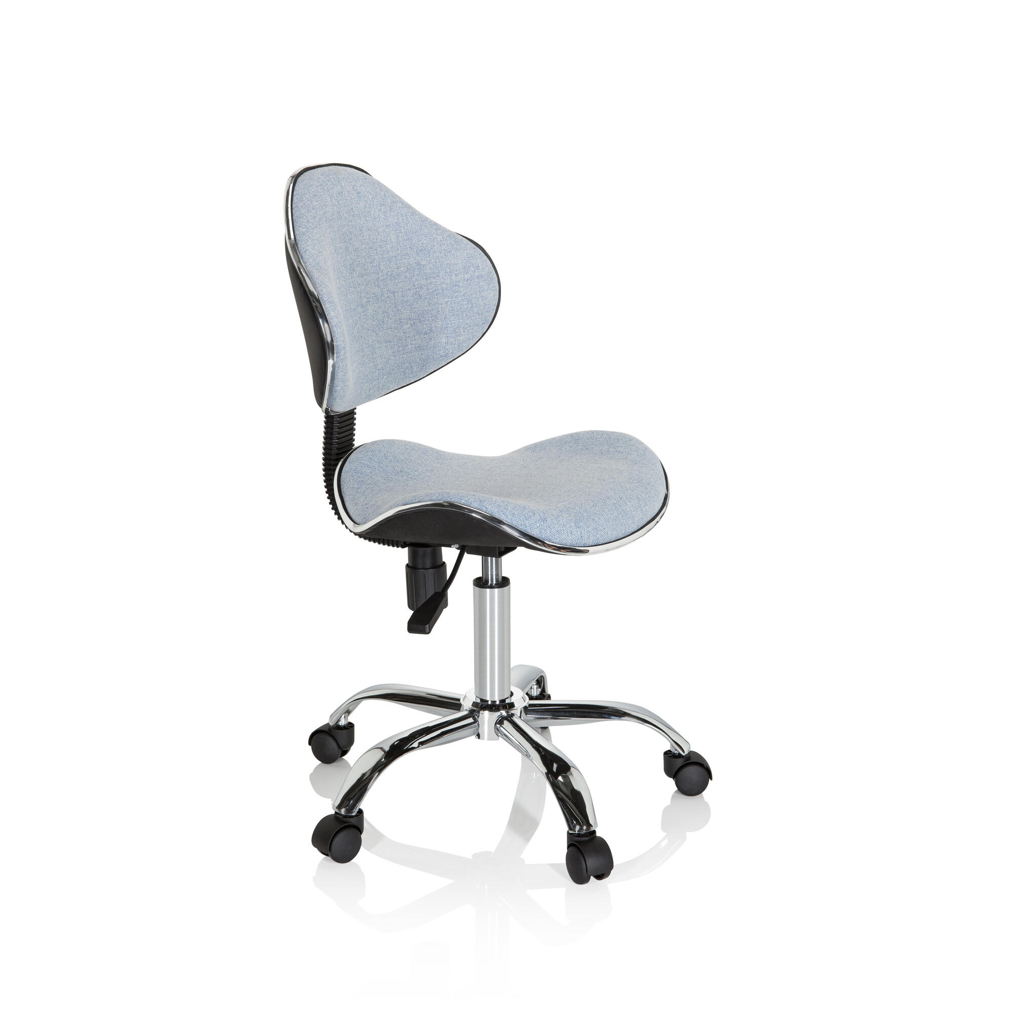 JUGENDDREHSTUHL Hellblau  - Hellblau, Basics, Kunststoff (47/87-98/49cm) - MID.YOU