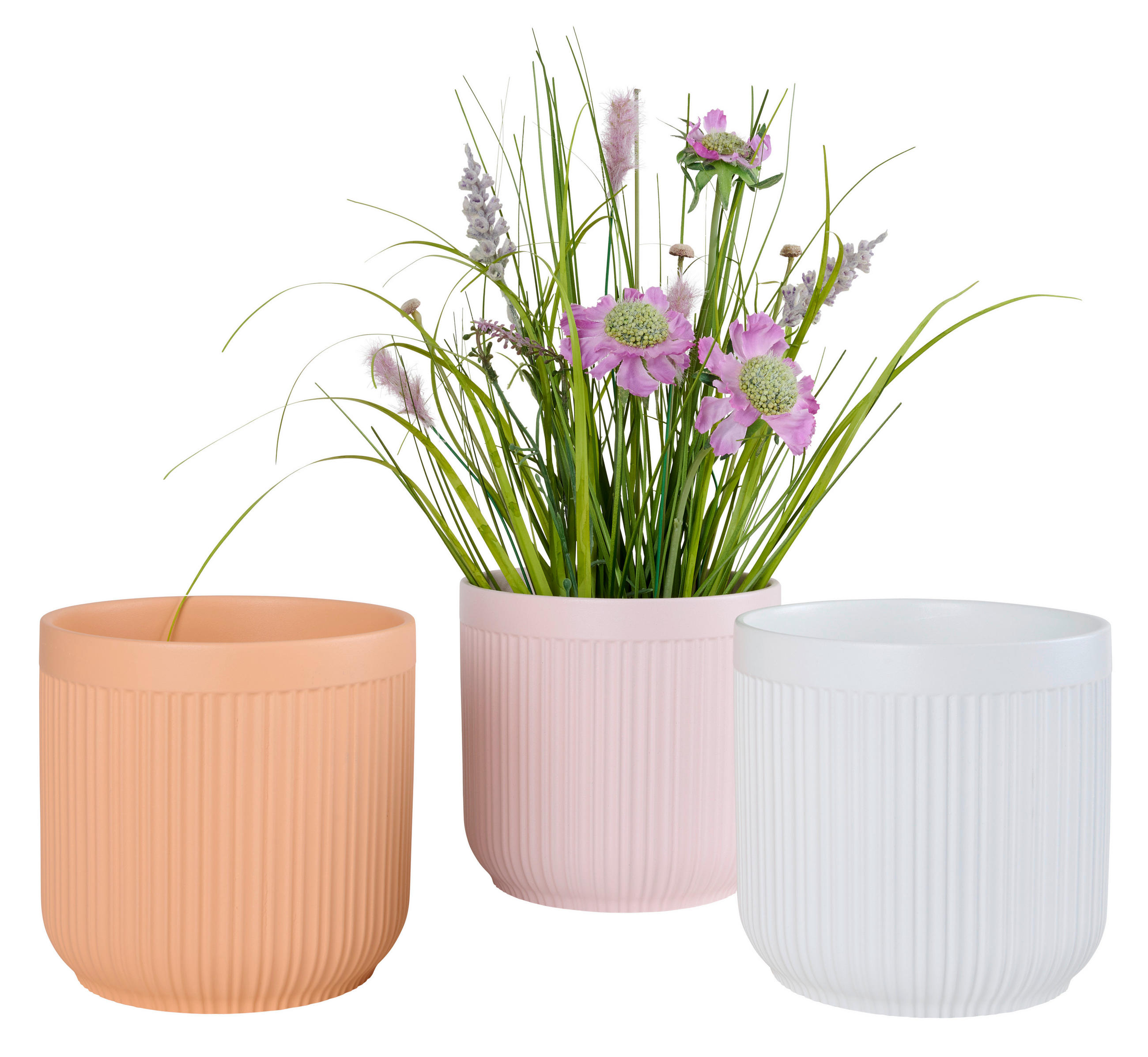 KVĚTINÁČ keramika, 15,5/14,5 cm - oranžová/pink, Trend, keramika (15,5/14,5cm) - Ambia Home