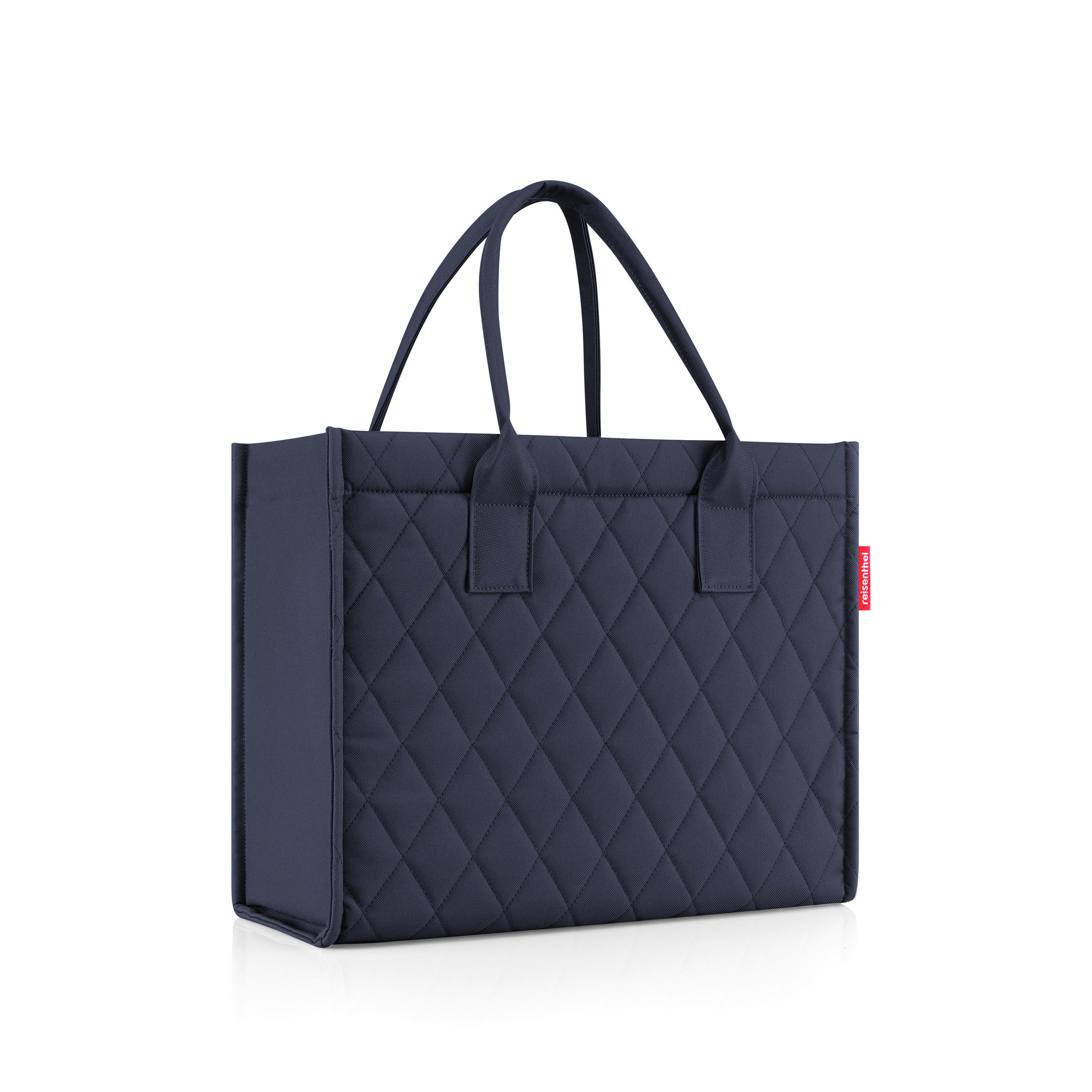 Reisenthel Einkaufstasche Daily shopper rhombus midnight gold Dunkelblau 42x35x17 cm