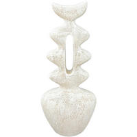 SKULPTUR - Weiß, Basics, Kunststoff (18,5/45/9cm) - Ambia Home