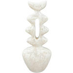 SKULPTUR - Weiß, Basics, Kunststoff (18,5/45/9cm) - Ambia Home