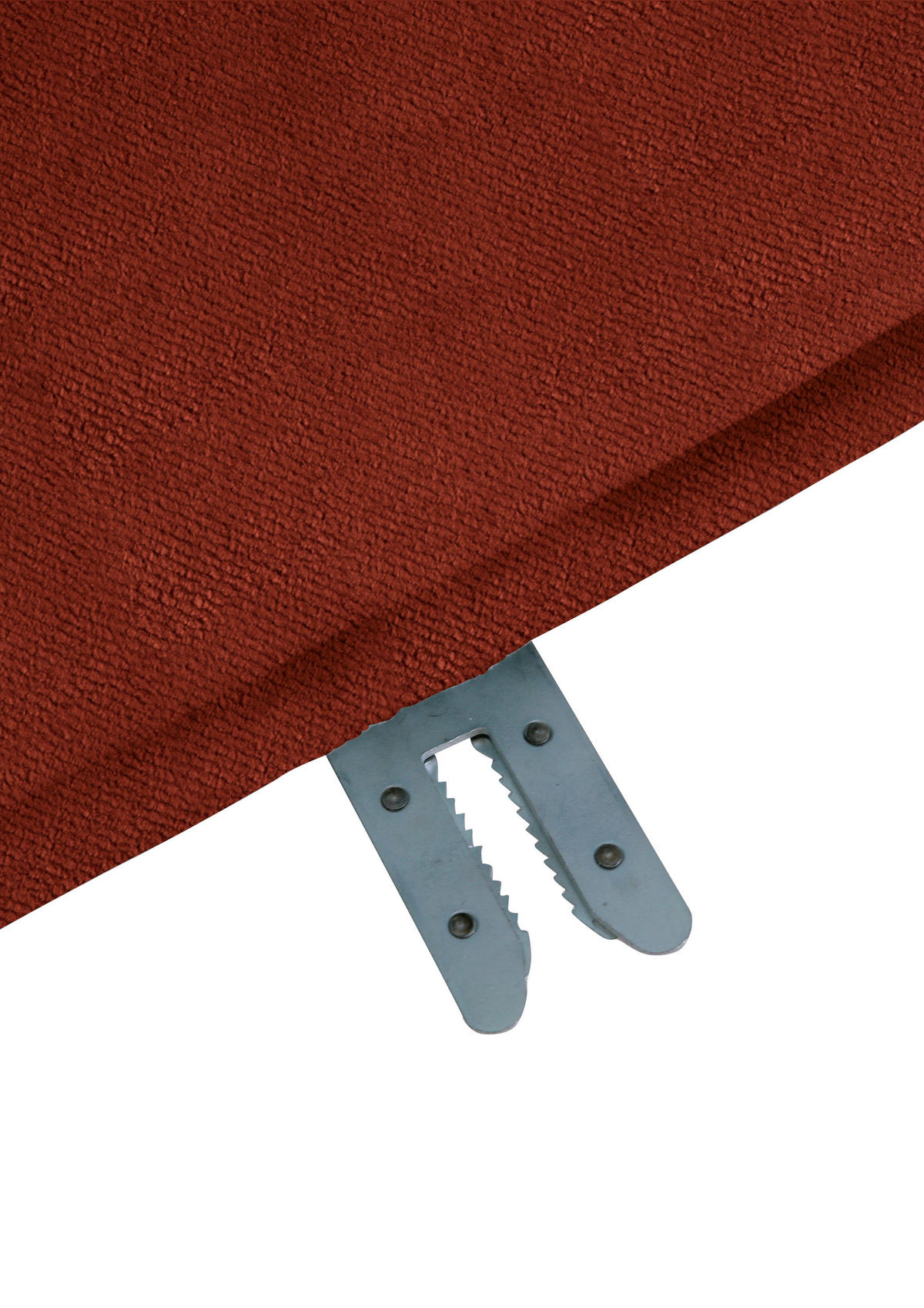 SOFAELEMENT in Flachgewebe Rostfarben  - Rostfarben/Schwarz, KONVENTIONELL, Kunststoff/Textil (125/66/155cm) - Carryhome