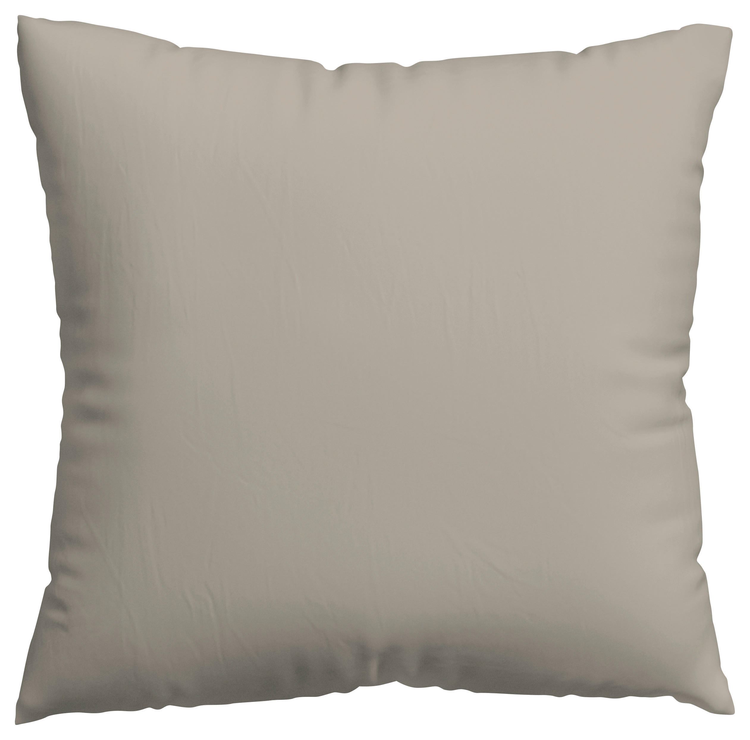 Schlafgut Kopfkissenbezug Knitted Jersey Taupe 80x80 cm