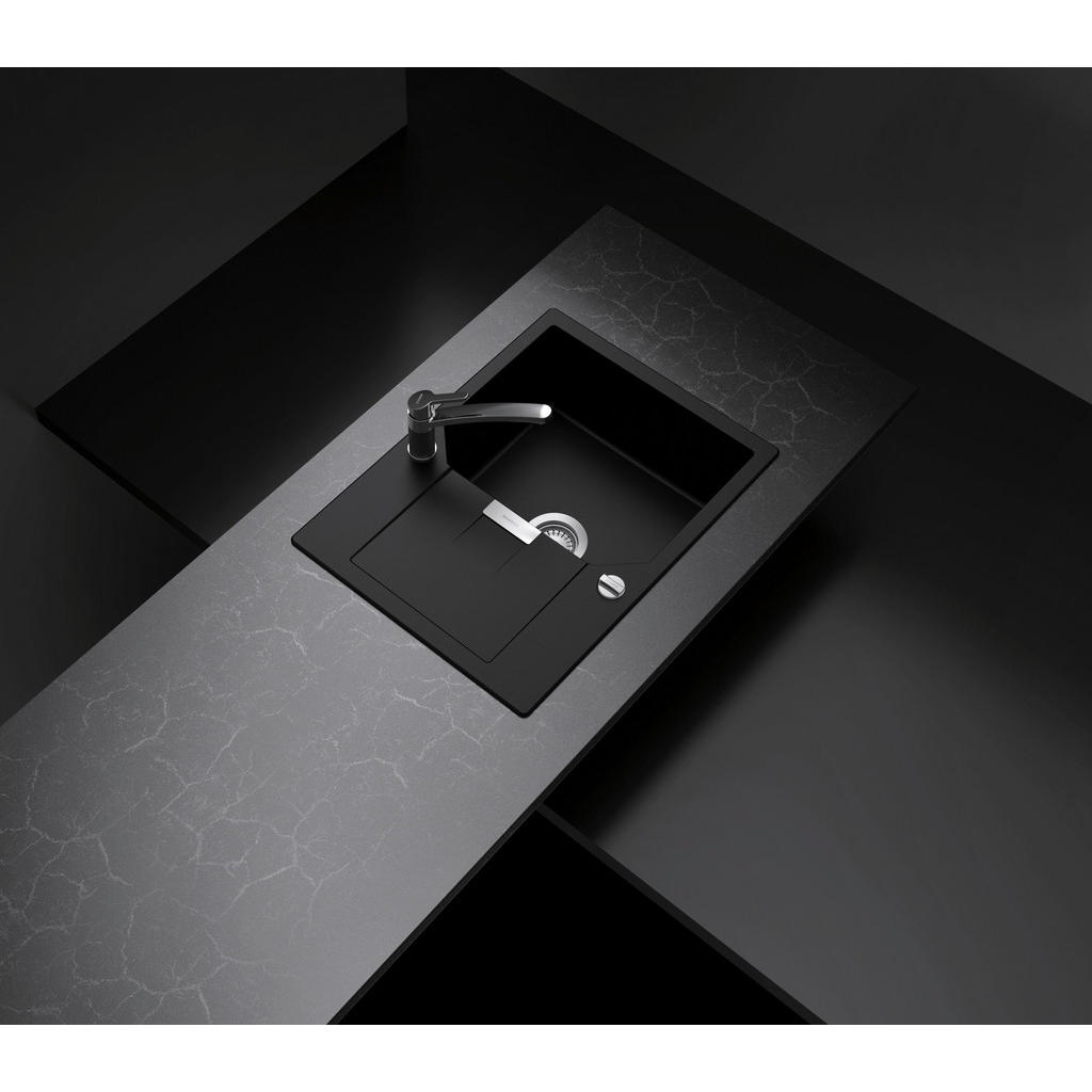 Thumbnail - Schock Spüle Manhattan, Dunkelgrau, Stein, 69.0x30.5x51.0 cm, Küchen, Küchenausstattung, Küchenspülen