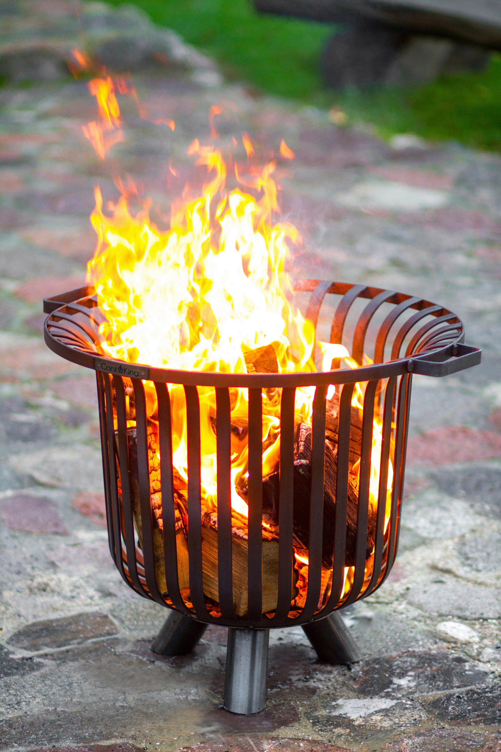 FEUERSCHALE  - Schwarz, Basics, Metall (60/52cm) - Ambia Garden