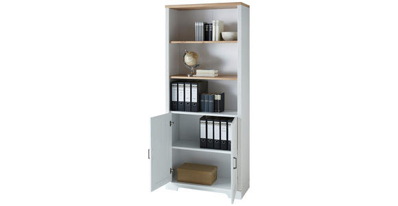 AKTENSCHRANK Pinienfarben, Eiche Artisan - Eiche Artisan/Pinienfarben, KONVENTIONELL, Holzwerkstoff (86/204/38cm) - Carryhome