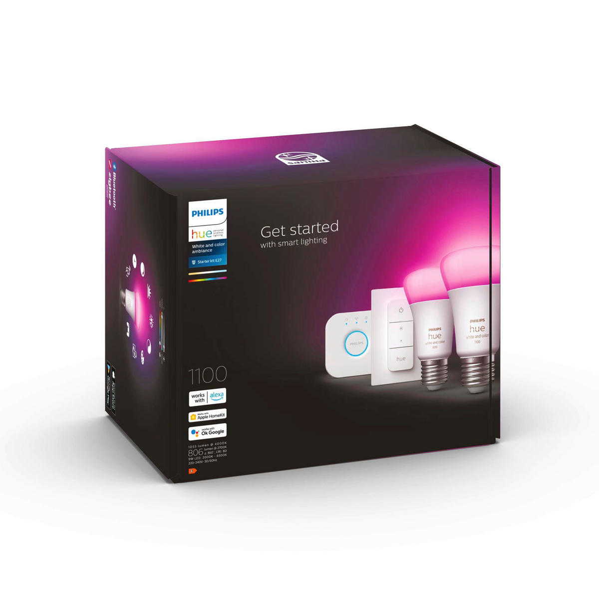 LED-LEUCHTMITTEL   E27  - Weiss, Basics, Kunststoff (6,1/11cm) - Philips HUE