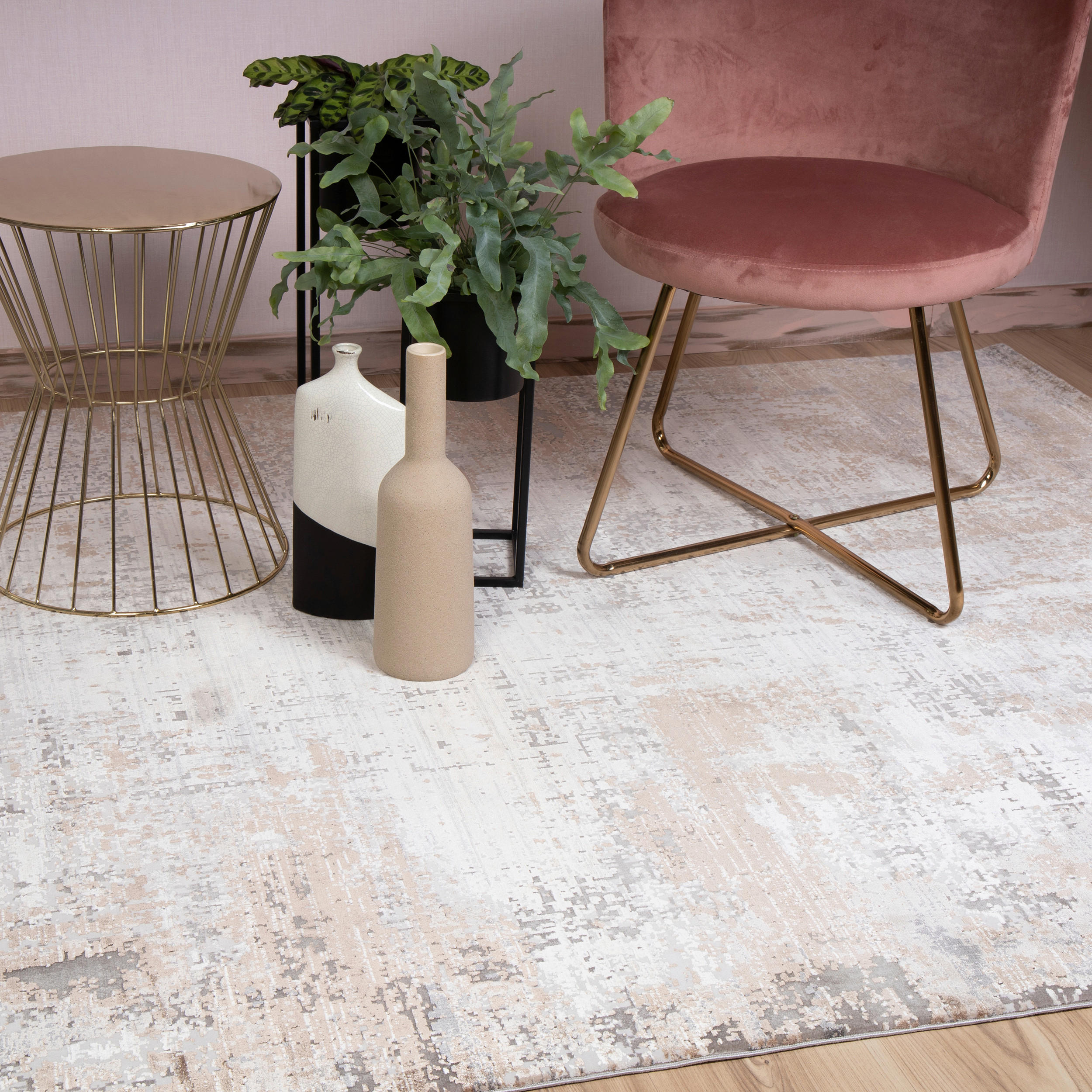 COVOR ȚESUT My Jewel of Obsession  - taupe, Konventionell, textil (140/200cm)