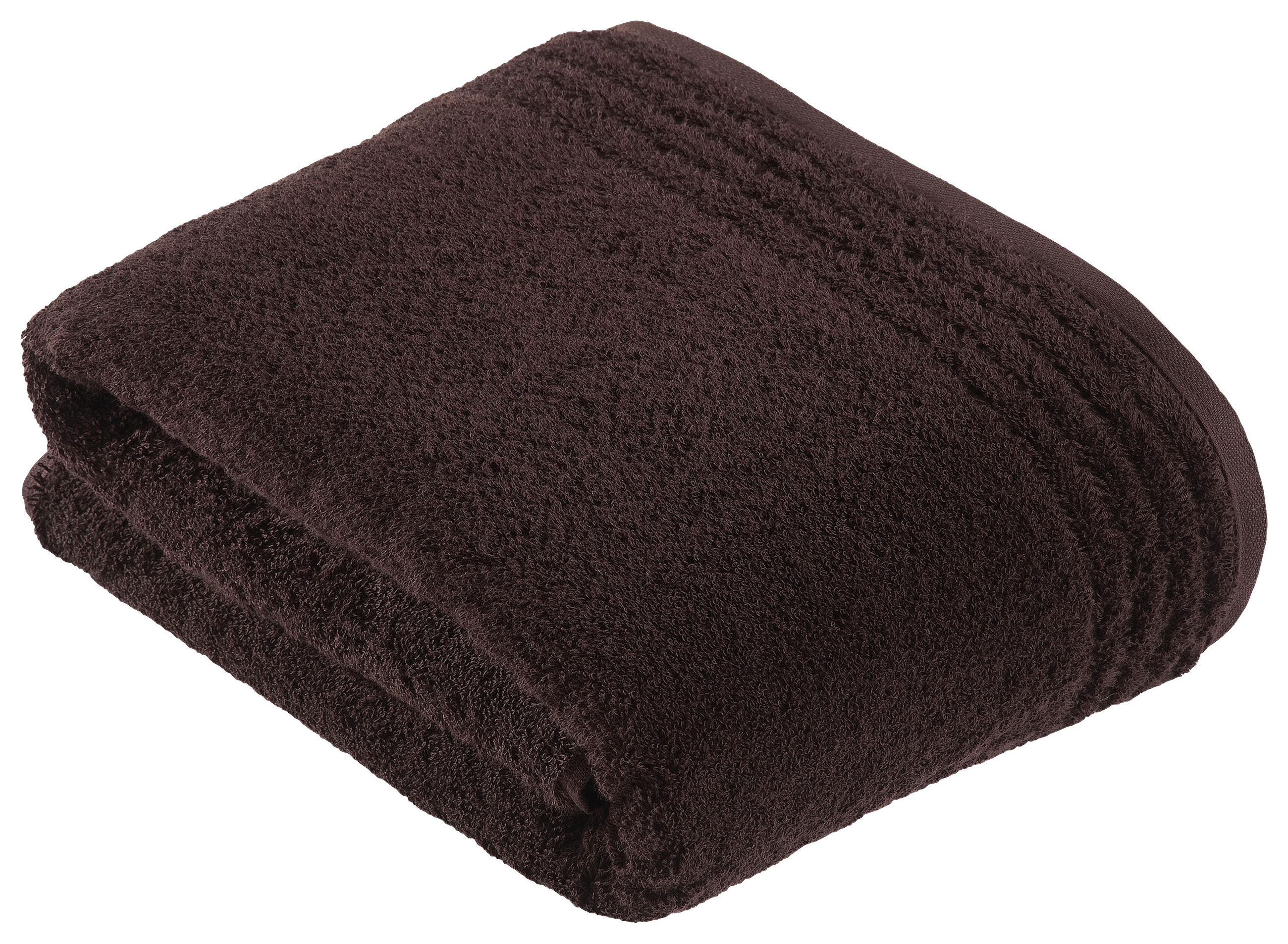 BADETUCH Vienna Style Supersoft Braun 100/150 cm  - Braun, Basics, Textil (100/150cm) - Vossen