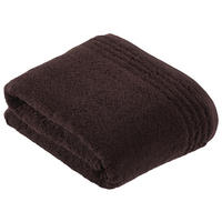 BADETUCH Vienna Style Supersoft Braun 100/150 cm  - Braun, Basics, Textil (100/150cm) - Vossen