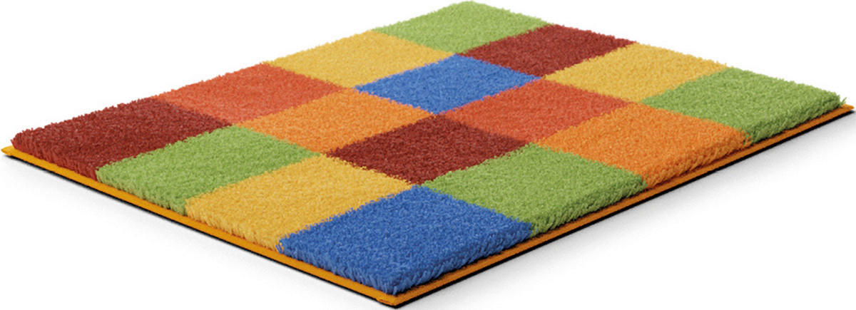 BADTEPPICH Multicolor 50/60 cm  - Multicolor, Basics, Kunststoff/Textil (50/60cm) - Grund