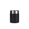 ZAHNPUTZBECHER Metall, Kunststoff  - Schwarz, Basics, Kunststoff/Metall (7,5/10,4/7,5cm) - Sadena