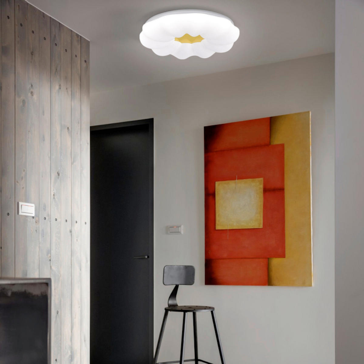 LED-DECKENLEUCHTE Ariva 8/32/32 cm  - Weiß, Design, Kunststoff (8/32/32cm)