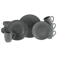 KOMPLETT SERVIS 16 delar  - antracit, Design, keramik - Creatable