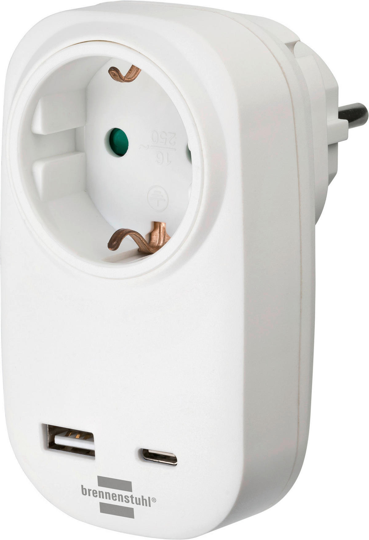 ADAPTERSTECKER - Basics, Kunststoff (5,5/10/7,5cm) - Brennenstuhl