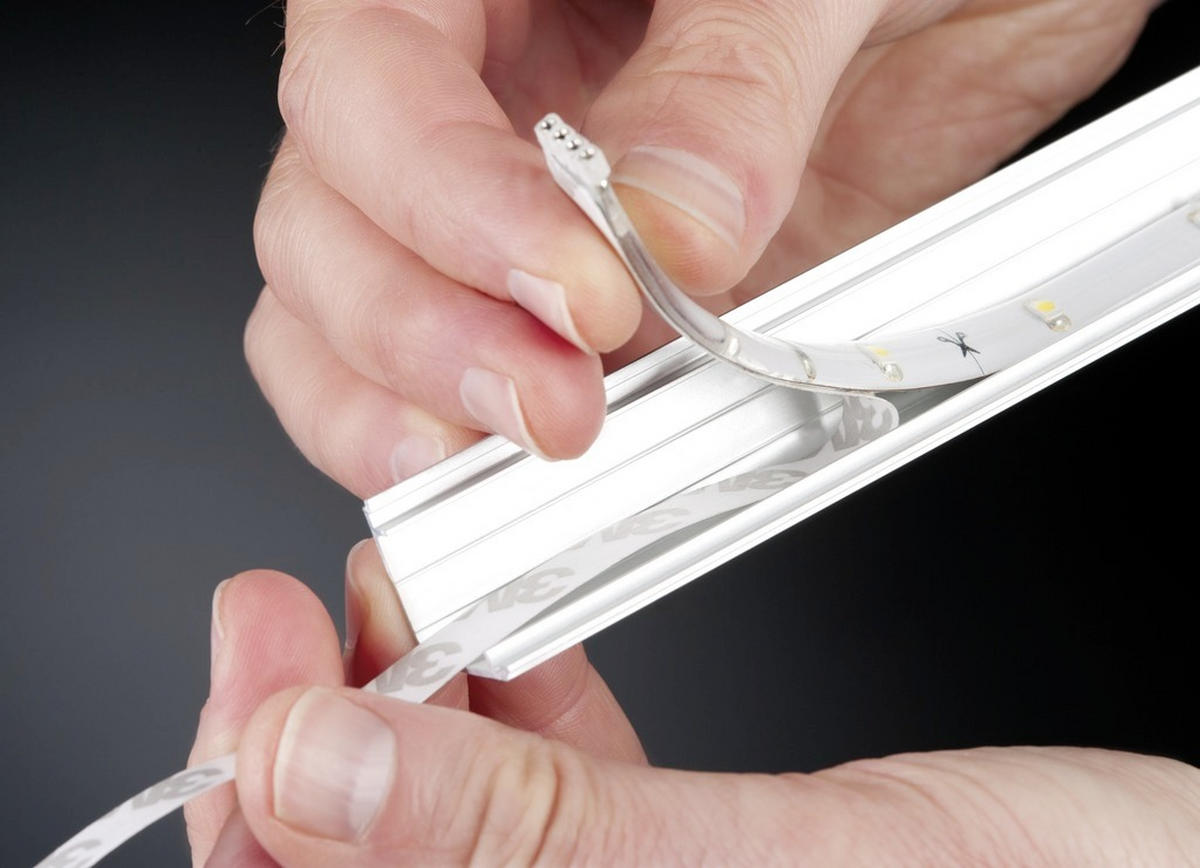 WINKELPROFIL - Transparent/Alufarben, Basics, Kunststoff/Metall (100/2/2cm) - Paulmann
