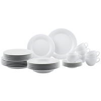 KOMBISERVICE Weiß Yono Novo 30-teilig 6 Personen  - Weiß, Basics, Keramik (40/40/30cm) - Rosenthal