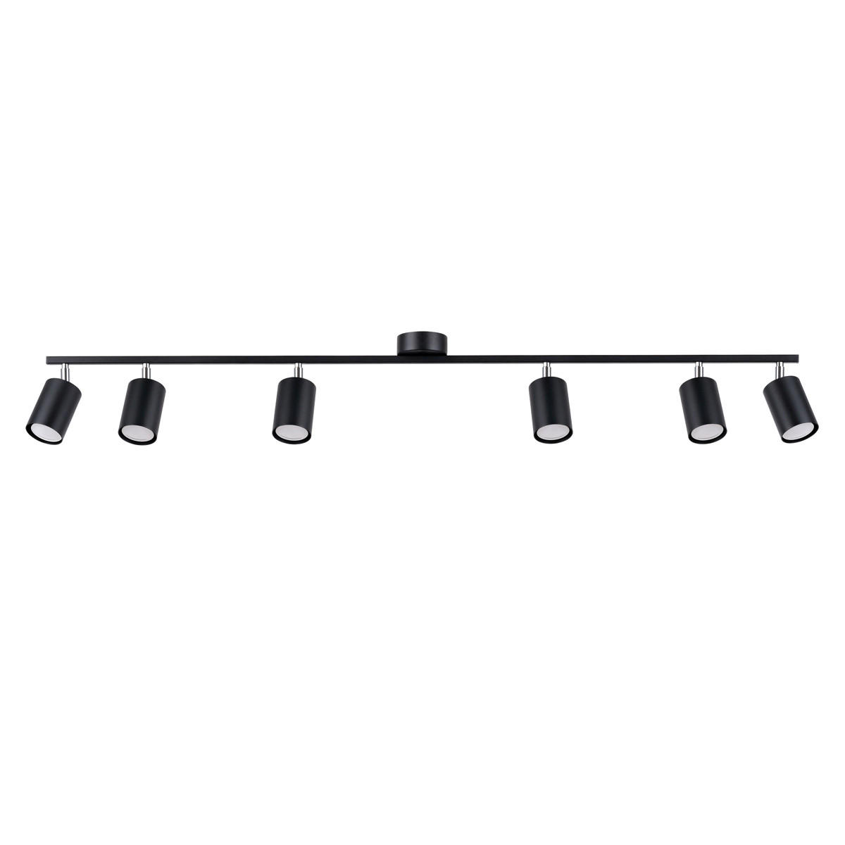 DECKENSTRAHLER LEMMI 135/24/20 cm  - Schwarz, Design, Metall (135/24/20cm)