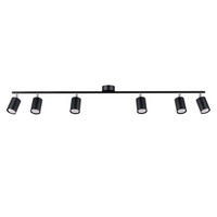 DECKENSTRAHLER LEMMI 135/24/20 cm  - Schwarz, Design, Metall (135/24/20cm)