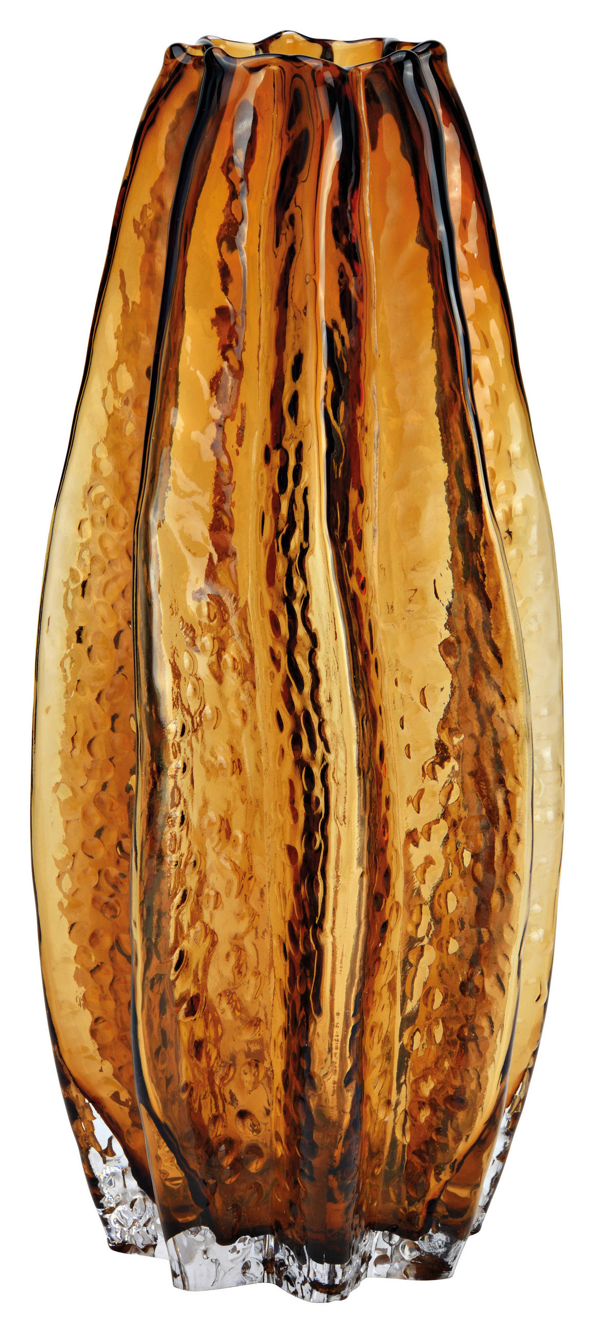 VASE  - Braun, Basics, Glas (13/29/13cm)