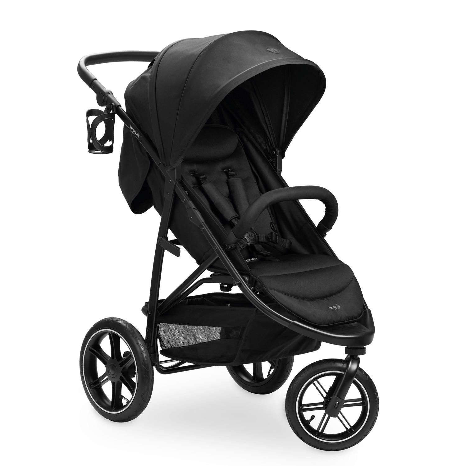 BUGGY Rapid 3 Air  - Schwarz, Basics, Kunststoff/Textil (61/110/114cm) - Hauck