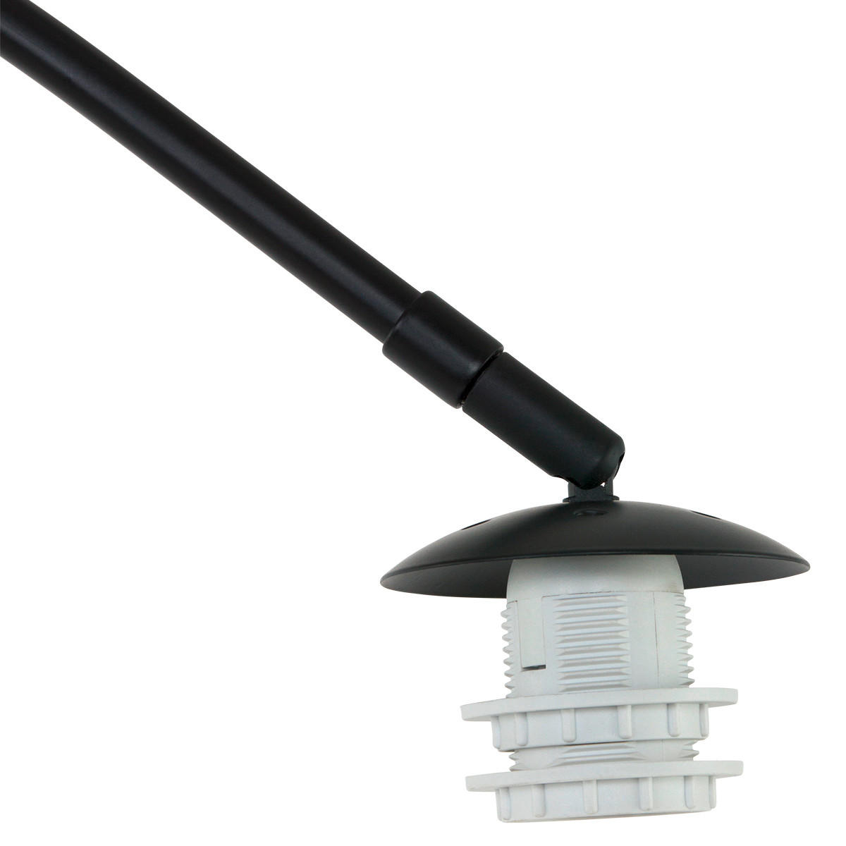 BOGENLEUCHTE 45/240/210 cm    - Schwarz, KONVENTIONELL, Metall (45/240/210cm)