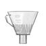 KAFFEEFILTERHALTER - Klar, Basics, Kunststoff (14cm) - ALFI