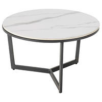 COUCHTISCH in Metall, Keramik  - Schwarz/Weiß, Design, Keramik/Metall (70/38cm) - MID.YOU