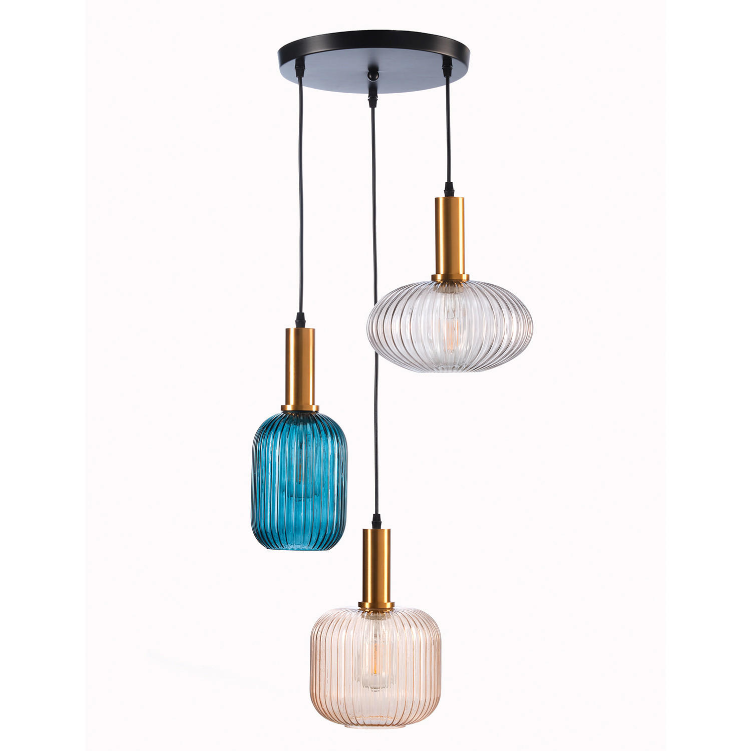 HÄNGELEUCHTE 5900 DOROTY 40/40/110 cm   - Multicolor, KONVENTIONELL, Metall (40/40/110cm)