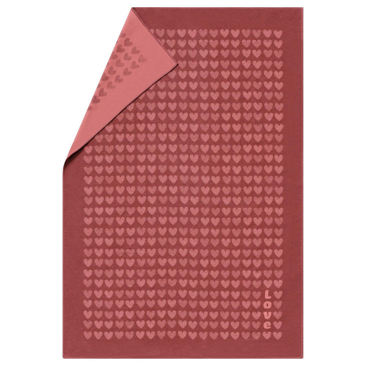 DECKE 140/200 cm  - Bordeaux, Basics, Textil (140/200cm) - David Fussenegger