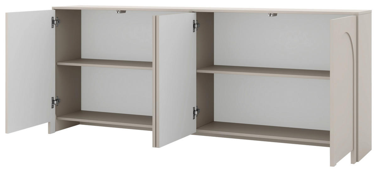 SIDEBOARD Arco  in 203,5/83/35 cm  - Kaschmir, Design, Holzwerkstoff (203,5/83/35cm) - Boxxx