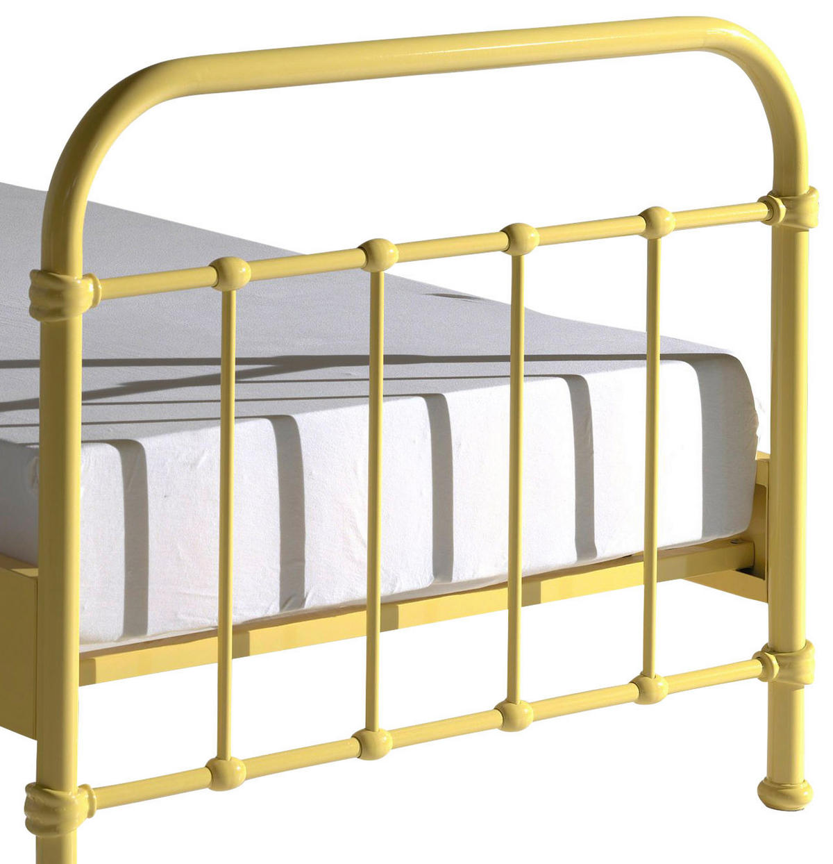 KINDER-/JUNIORBETT 90/200 cm  in Gelb  - Gelb, ROMANTIK / LANDHAUS, Holzwerkstoff/Metall (90/200cm) - MID.YOU
