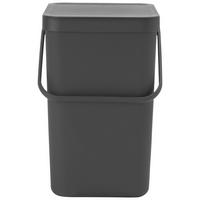 ABFALLEIMER 25 l  Kunststoff  - Grau, Design, Kunststoff (26,7/40/34,1cm) - Brabantia